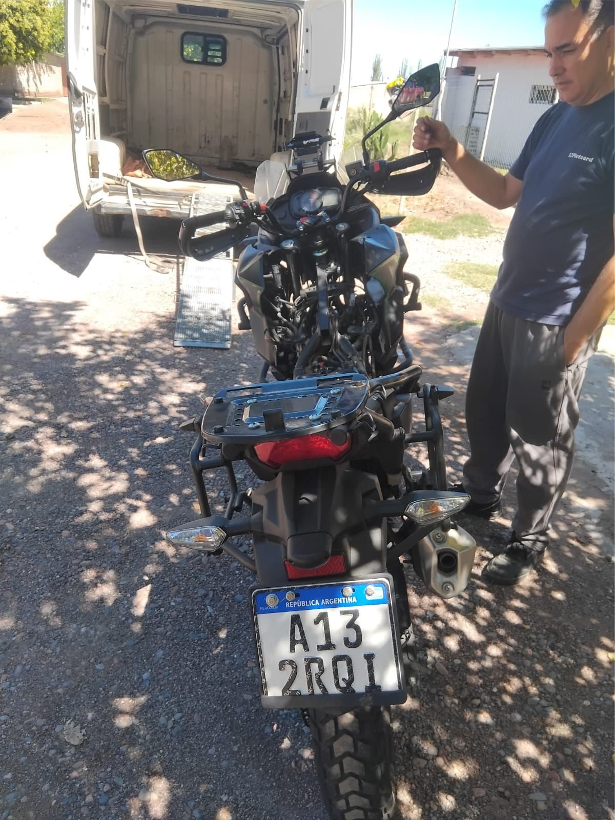 Moto en taller
