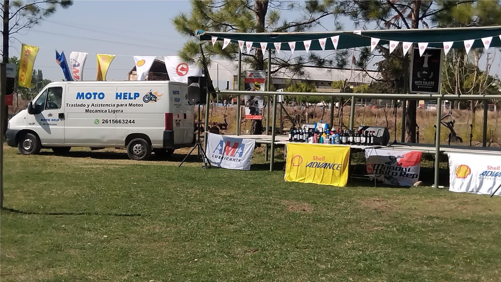 Moto Help en evento